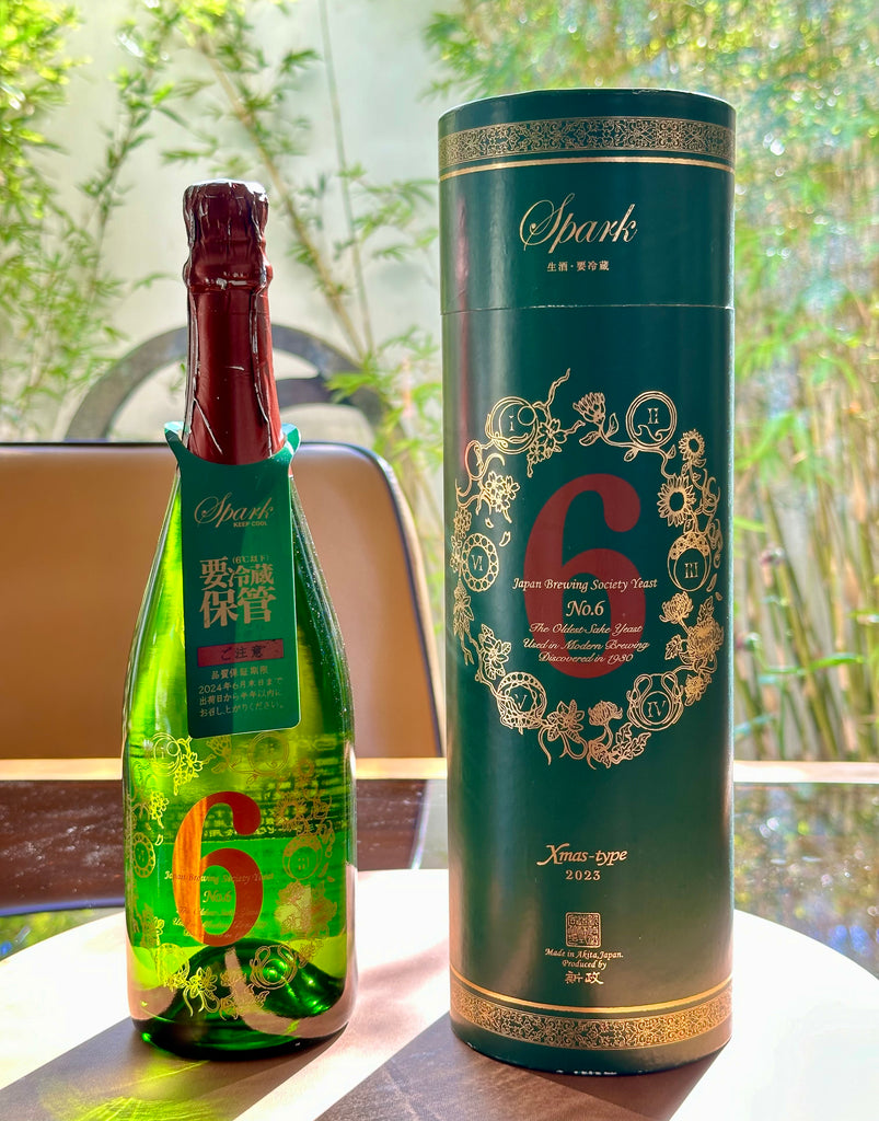 ARAMASA N0.6 XMAS-type Sake【新政 純米】圣诞限量 Champagne Bottle