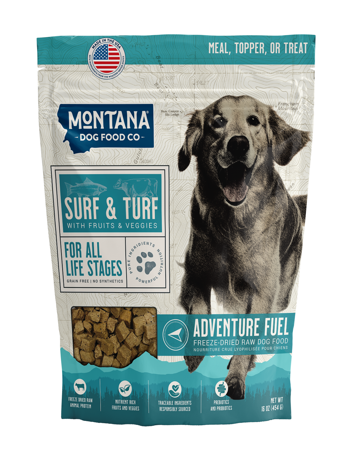 Grain-free Surf & Turf Freeze-dried Raw Adventure Fuel (Dog Food