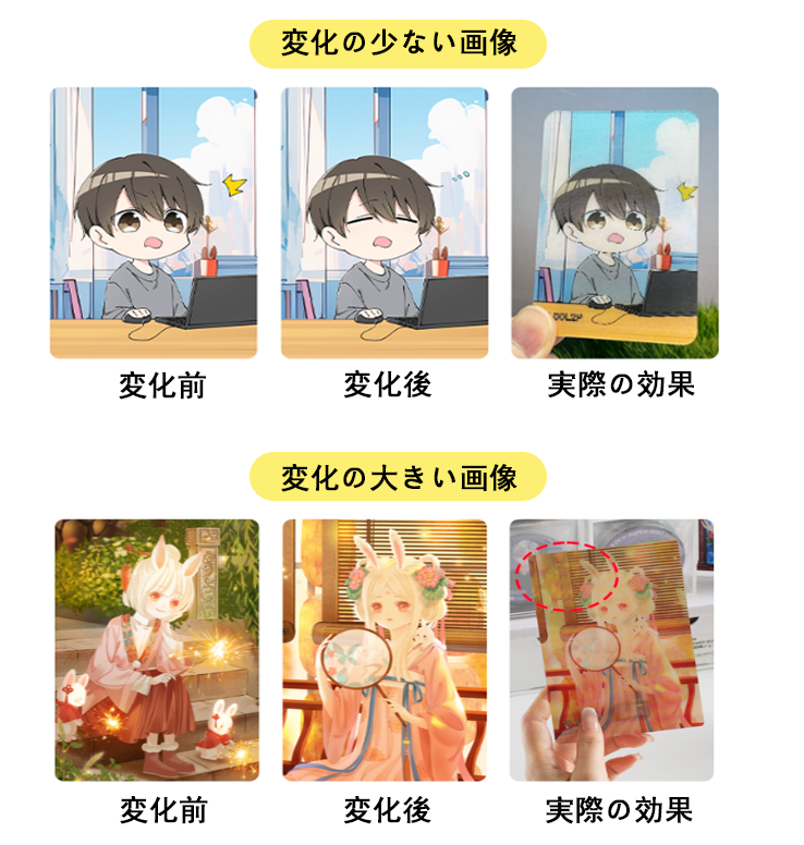 レンチキュラーカード - idworld