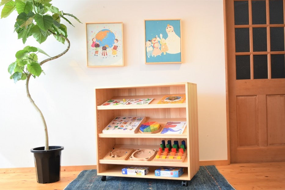 ゾーニング収納棚900 – なかよしライブラリー