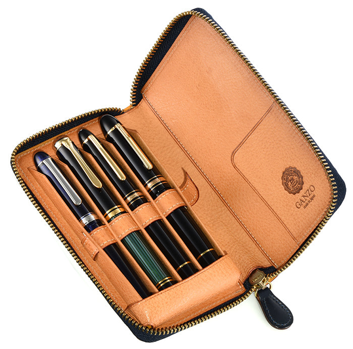 でんでん☆彡 様専用 GANZO THIN BRIDLEファスナー付きペンケース