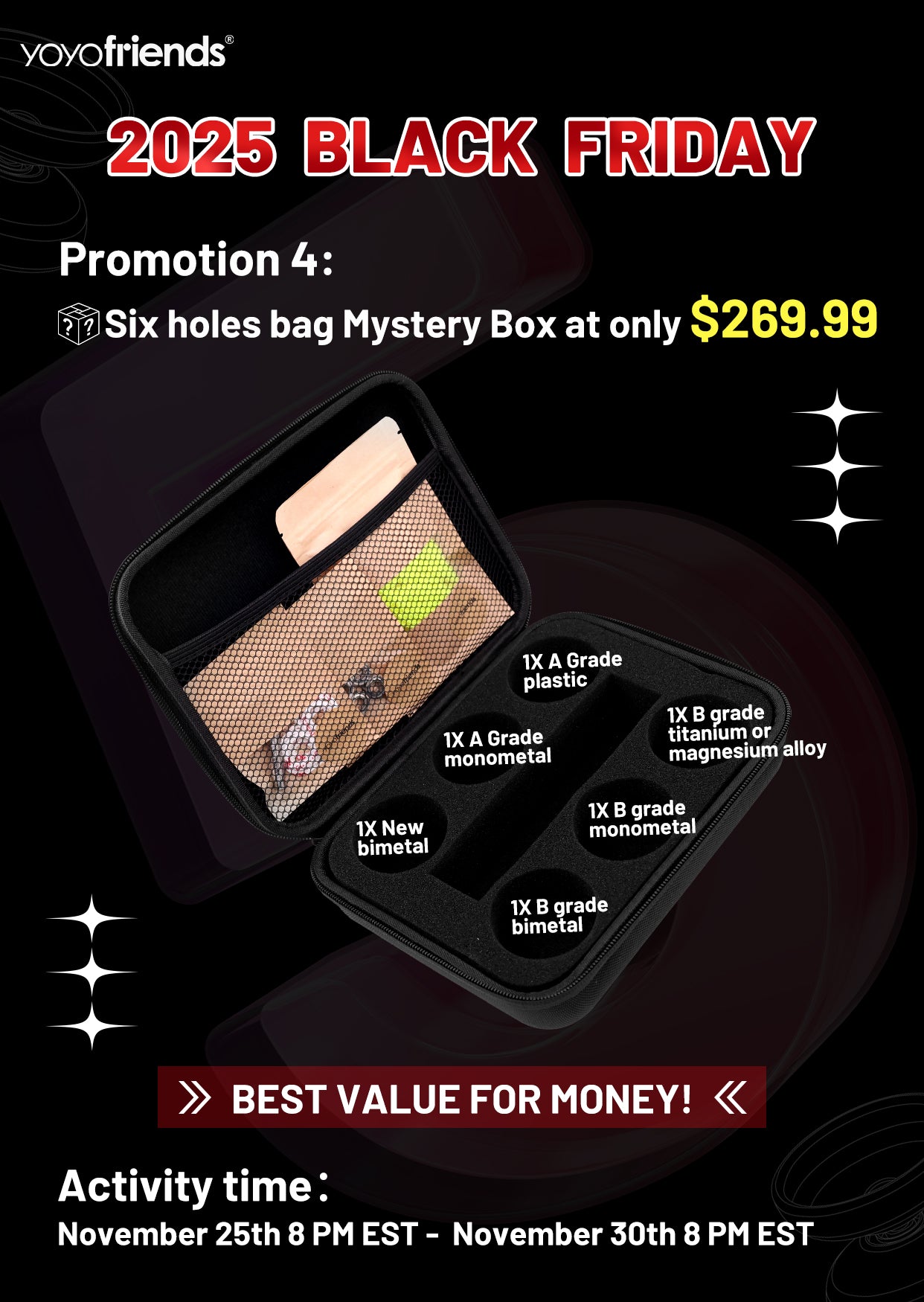 2025 Black Friday-6 Hole Bag Mystery Boxes – Yoyofriends