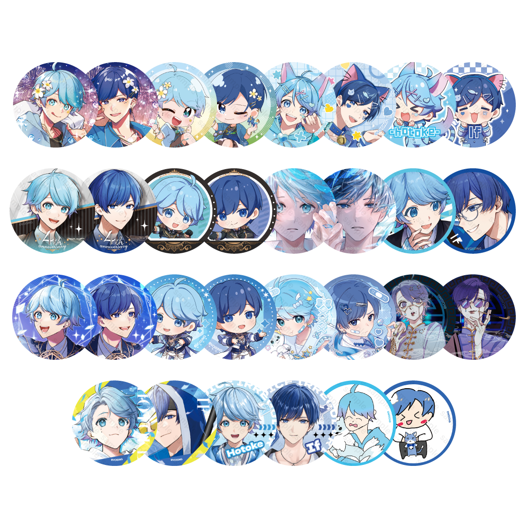 いれいす お正月ピックアップランダム缶バッジ 2026 青組 - いれいすと