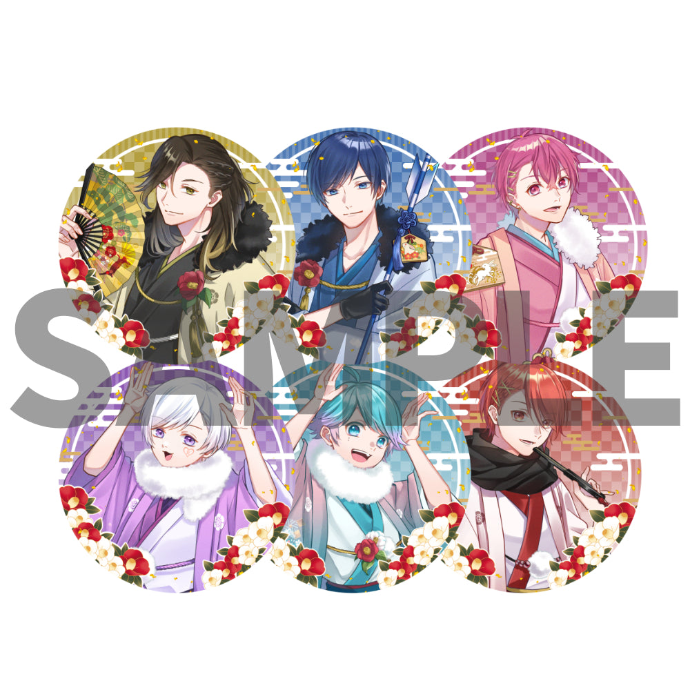 いれいす お正月ランダム缶バッジ 2026 - いれいすとあ【公式グッズ