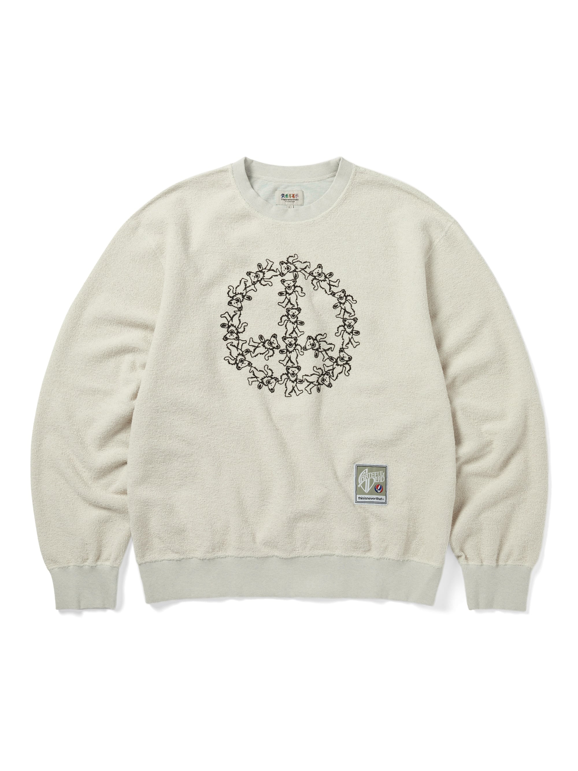 GD Peace Bears Reversible Crewneck - thisisneverthat®