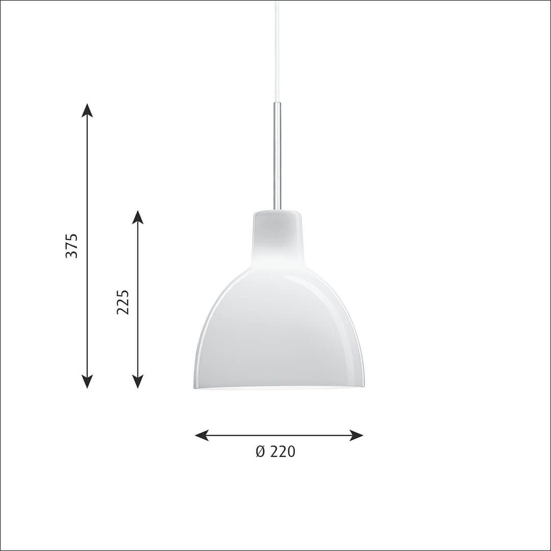トルボー 155 グラスペンダント ペンダントライト Louis Poulsen