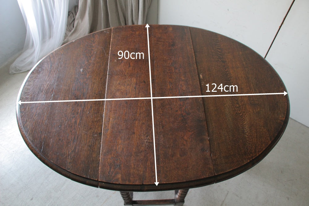 イギリス アンティーク家具 ゲートレッグテーブル 1930年頃 740A