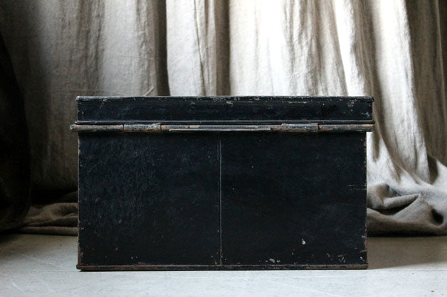 イギリスアンティーク 1920年代 メタルボックス 黒 雑貨 – チェルシー