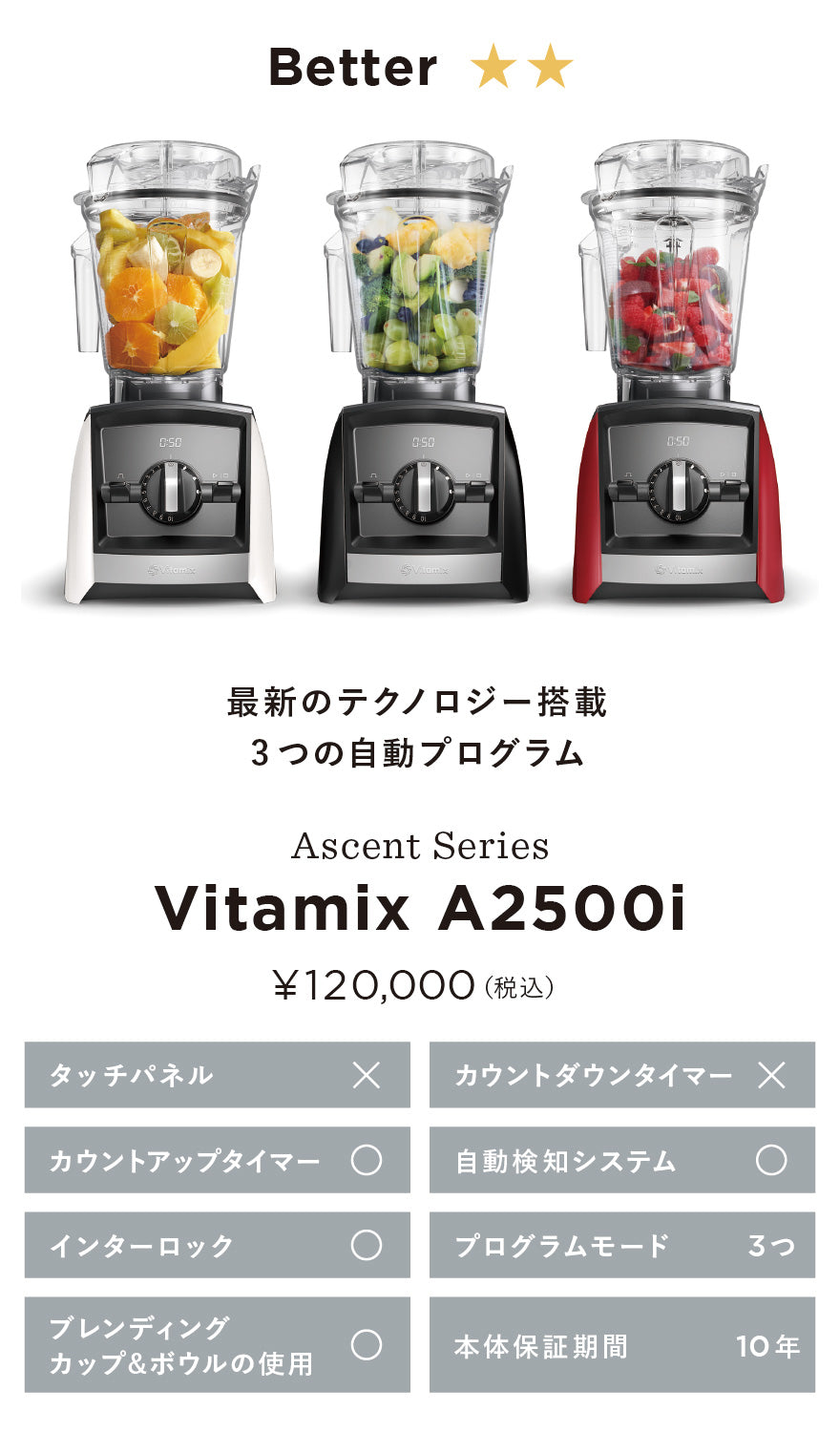 Vitamix ブレンダー レッド 付属レシピ本 2012製 Vitamix ブレンダー
