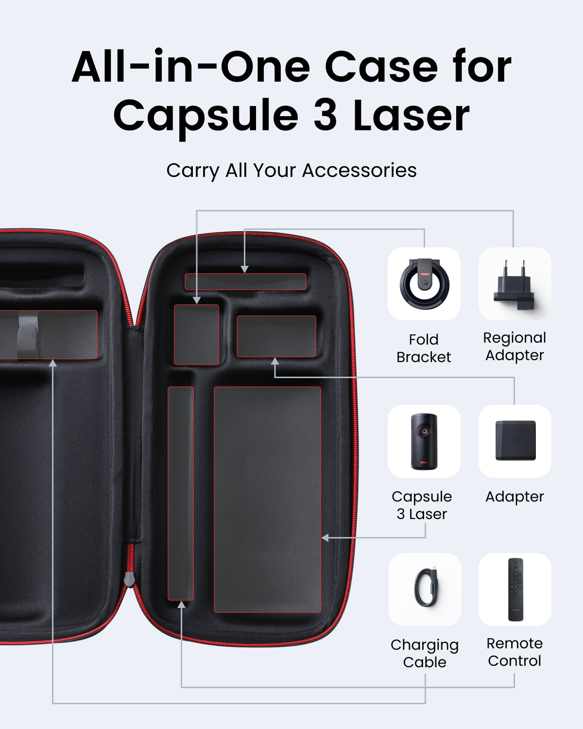 Nebula Capsule 3 Laser 本体【専用ケース＋三脚付き】 【公式通販】