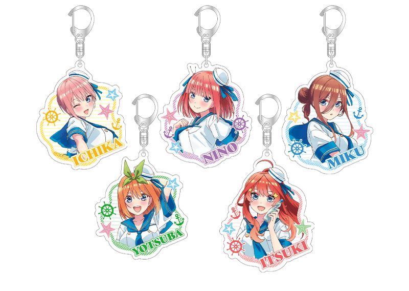 五等分の花嫁 きゃらっとくじ あたり付き缶バッジ 中野四葉12点セット