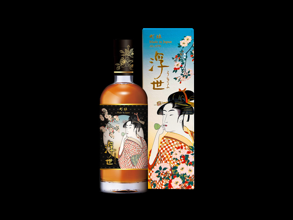 浮世ライスウイスキー 町娘 43度 700ml – 【公式】久米仙酒造