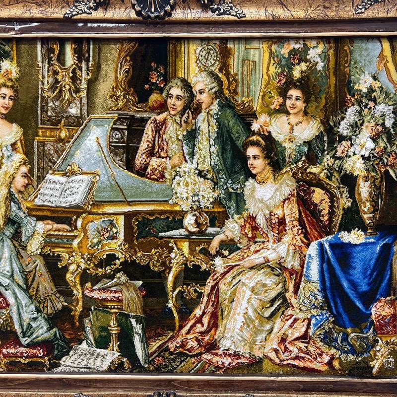 ペルシャ絨毯タブリーズ絵画 125×98cm（FP-7） – ギャッベ＆ペルシャ