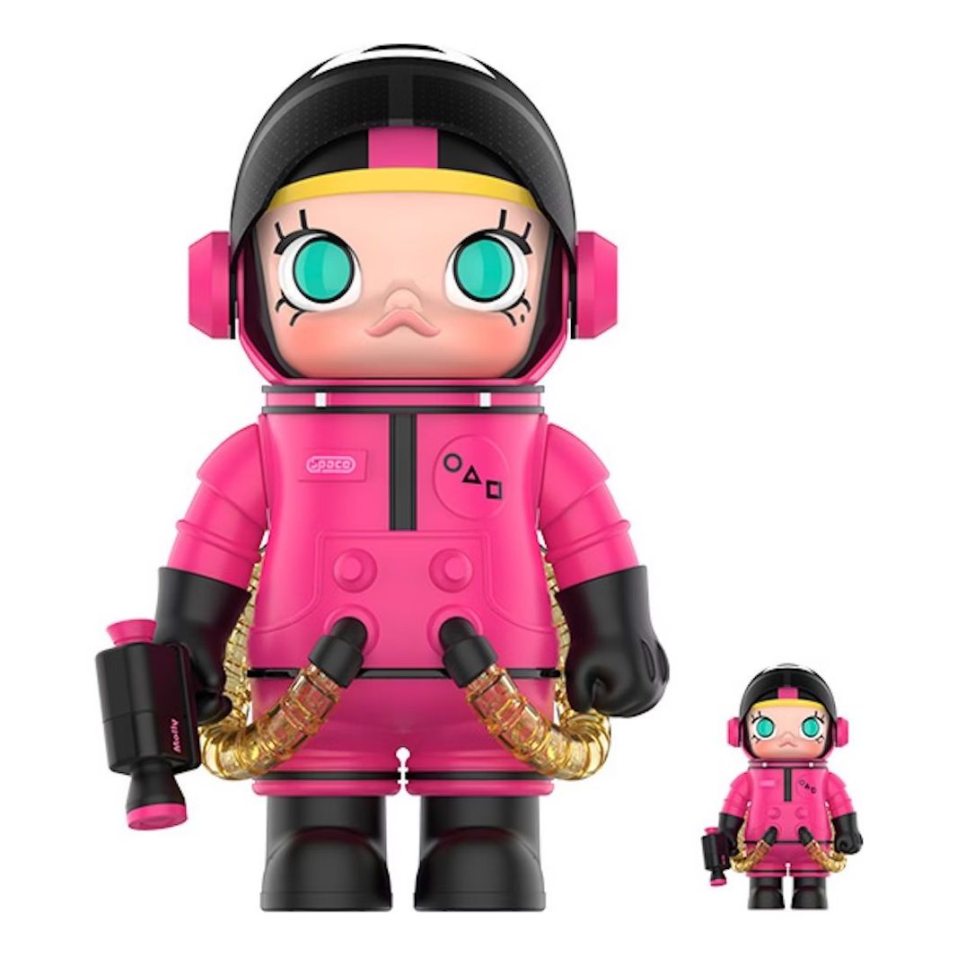 Pop Mart Mega Space Molly Squid Game Masked Soldier 100% & 400