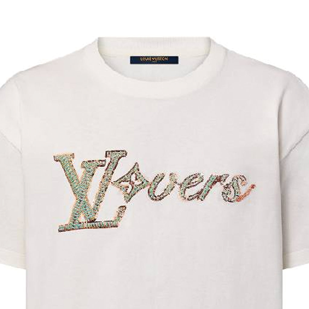 LOUIS VUITTON Embroidered T-shirt 'White' 1AFR96
