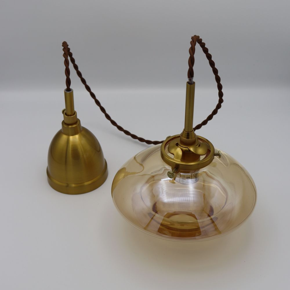 レトロなアンバーカラー♪ リネー ペンダントライト IM1-LT-4239AM