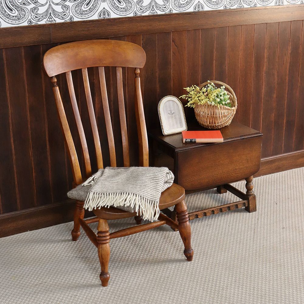 状態良好1930年代イギリスアンティーククィーンアンチェア1脚