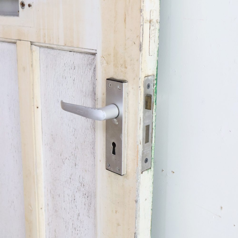 レトロなモールガラスが素敵♪ 英国アンティーク・ガラスドア VCTO