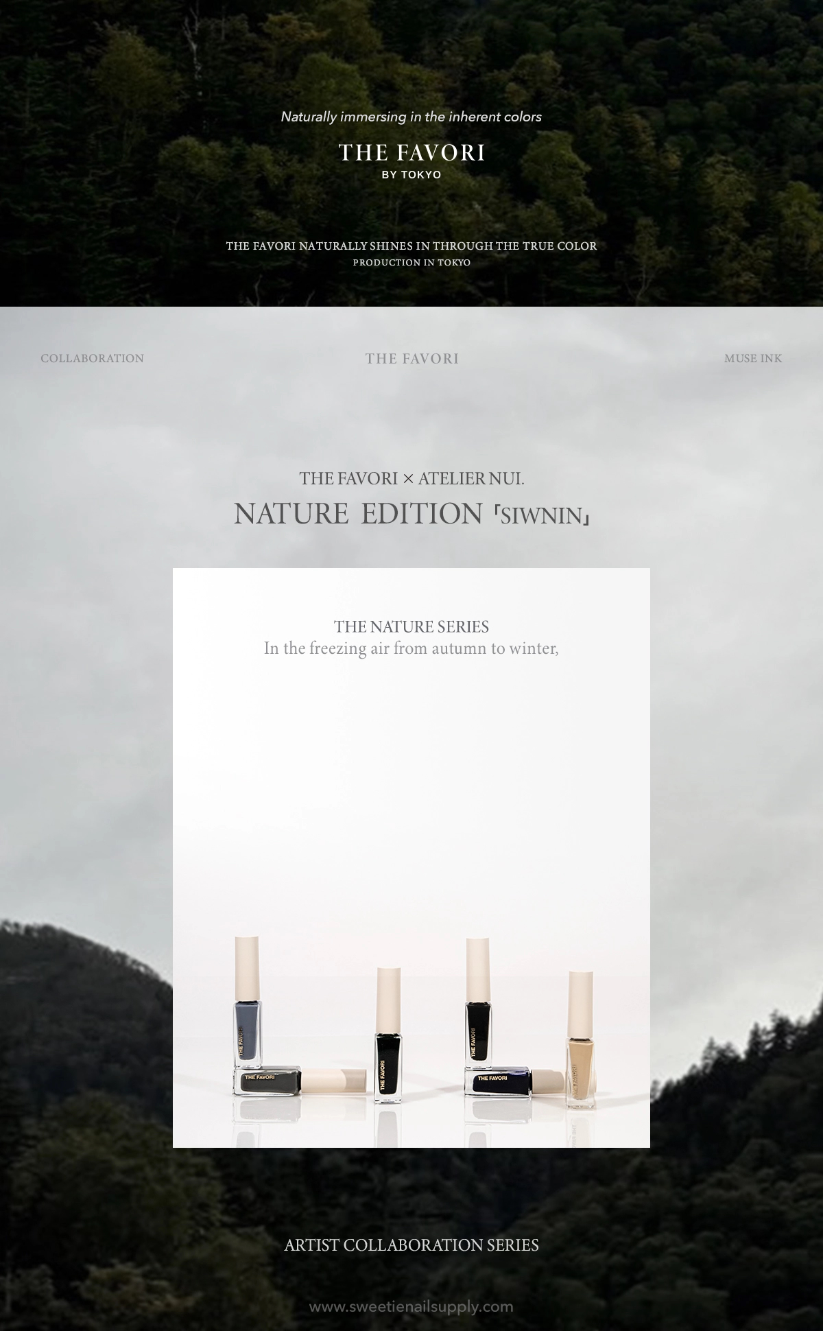 新品】NUI x THE FAVORI NATURE EDITON 新品】NUI x THE FAVORI NATURE