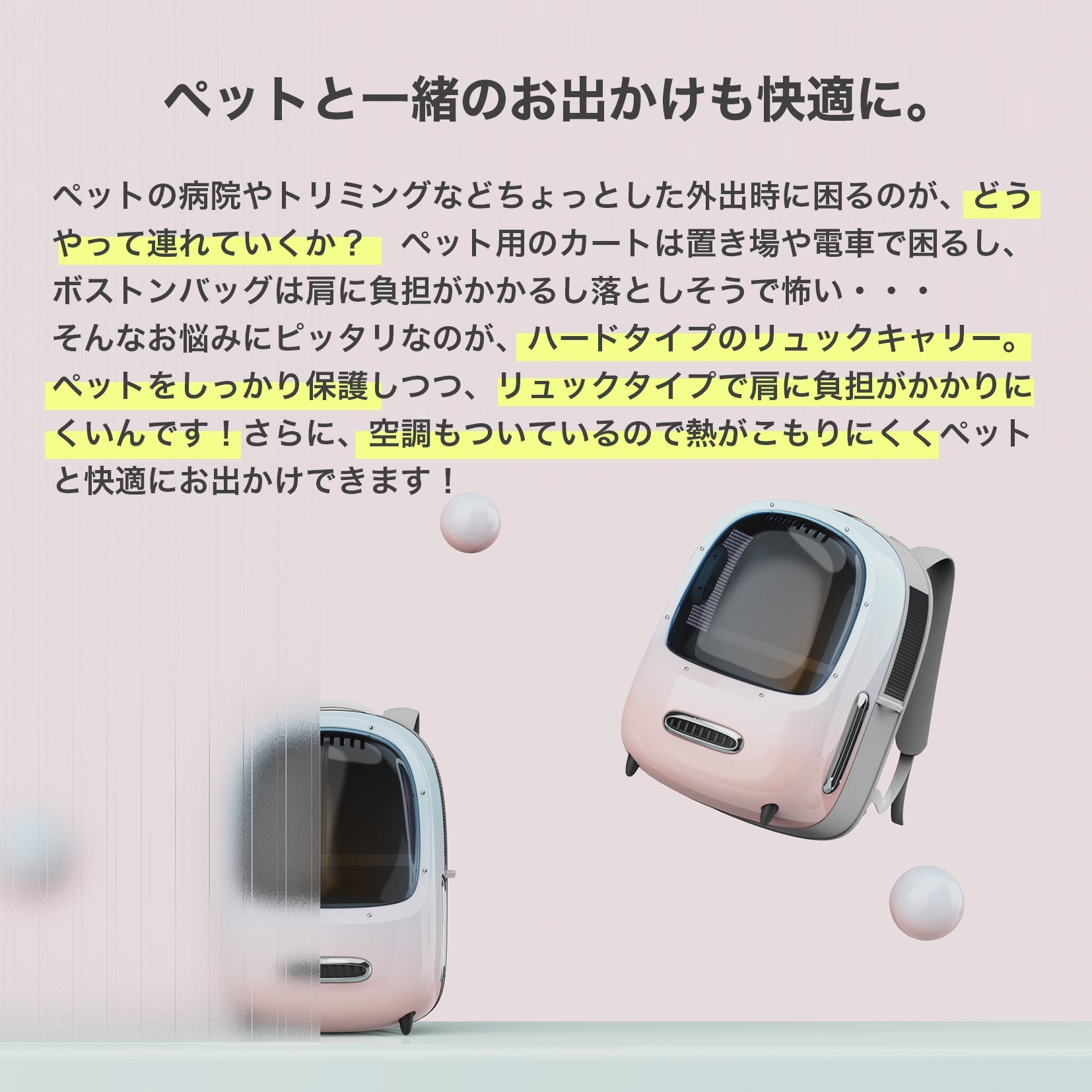 キャリーバッグ / P7704 – PETKIT JP