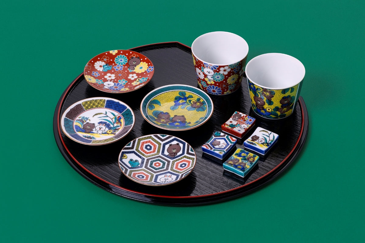 九谷焼 蕎麦猪口(吉田屋) LINE FRIENDS – LINE FRIENDS SQUARE JAPAN