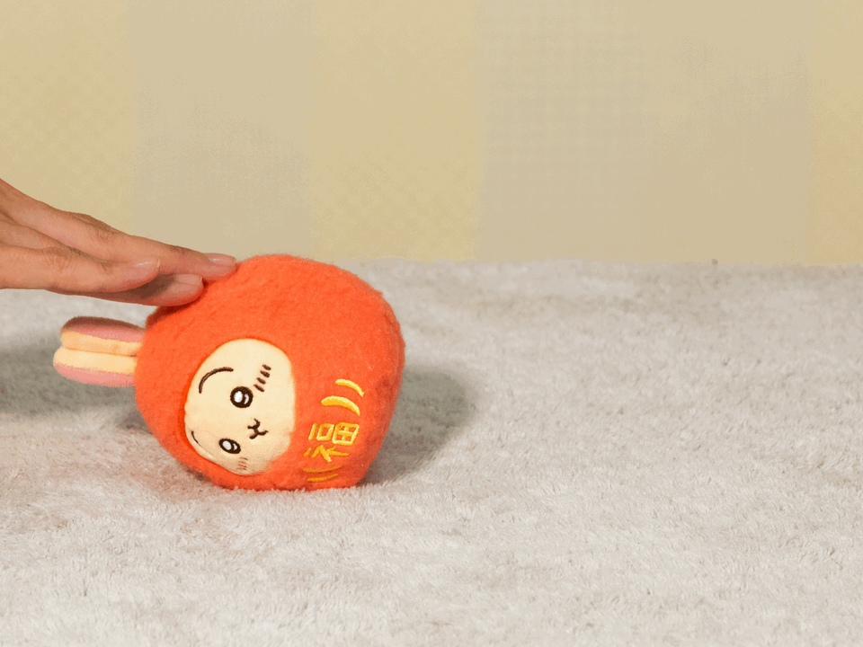 新品未開封 ちいかわ うさぎ だるまになっちゃった！ 起き上がりこぼし