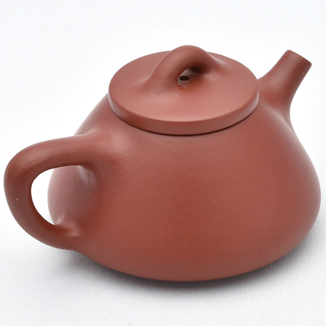 中国茶器の急須 宜興紫砂壺 石瓢壺（徐玉鳳・赤茶）｜中国茶器の天香茶行