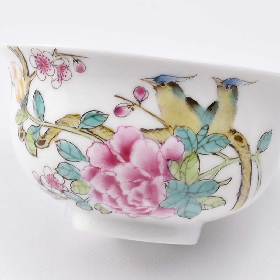 景徳鎮蓋碗｜喜鵲登梅｜中国茶器専門店・天香茶行