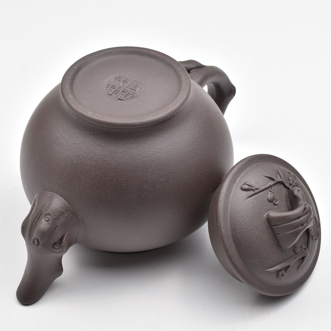 中国急須 宜興紫砂壺 梅報春（王建英・濃茶）｜中国茶器の天香茶行