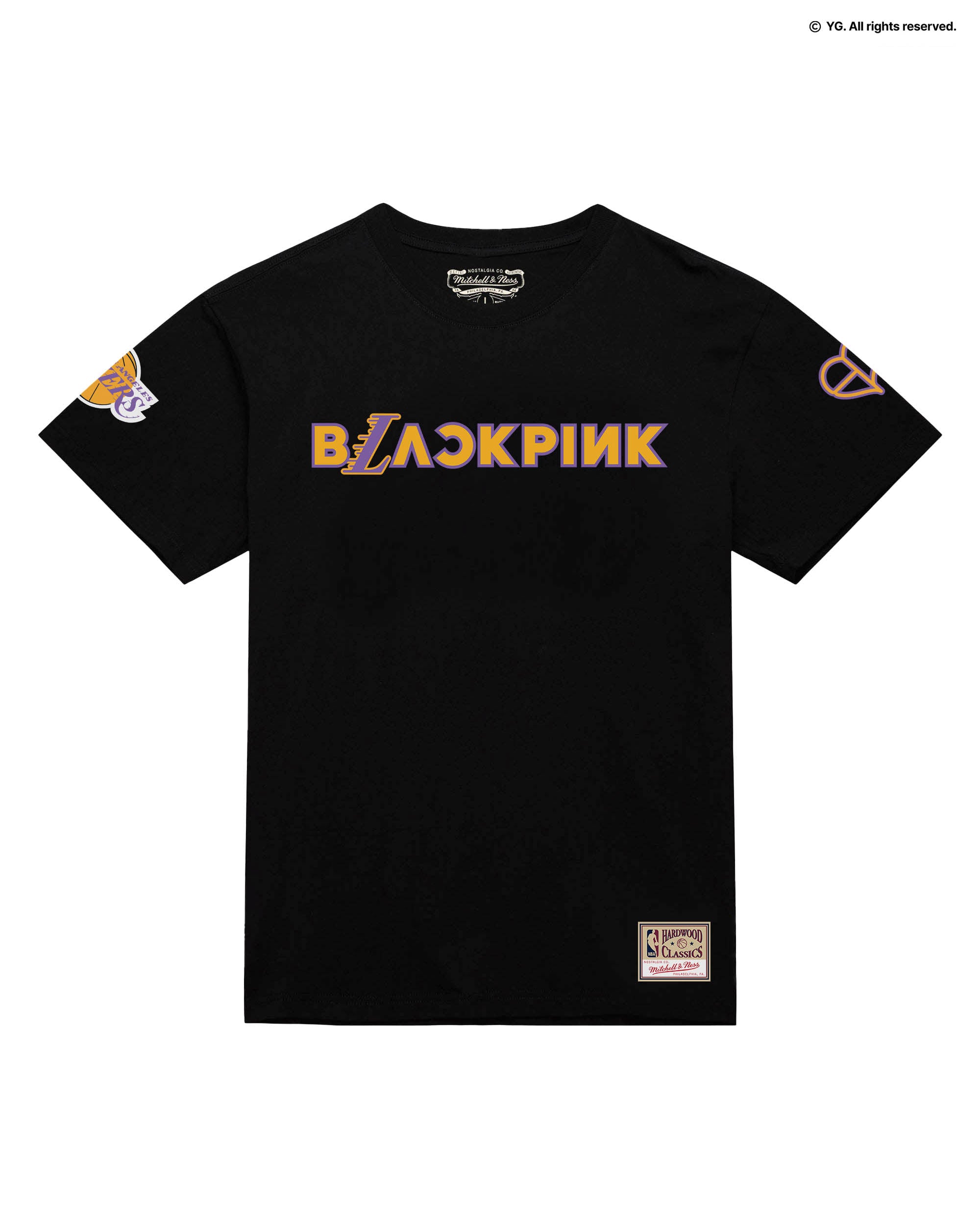 BLACKPINK | M&N X BLACKPINK DODGERS TEE - BLACK | T-Shirts