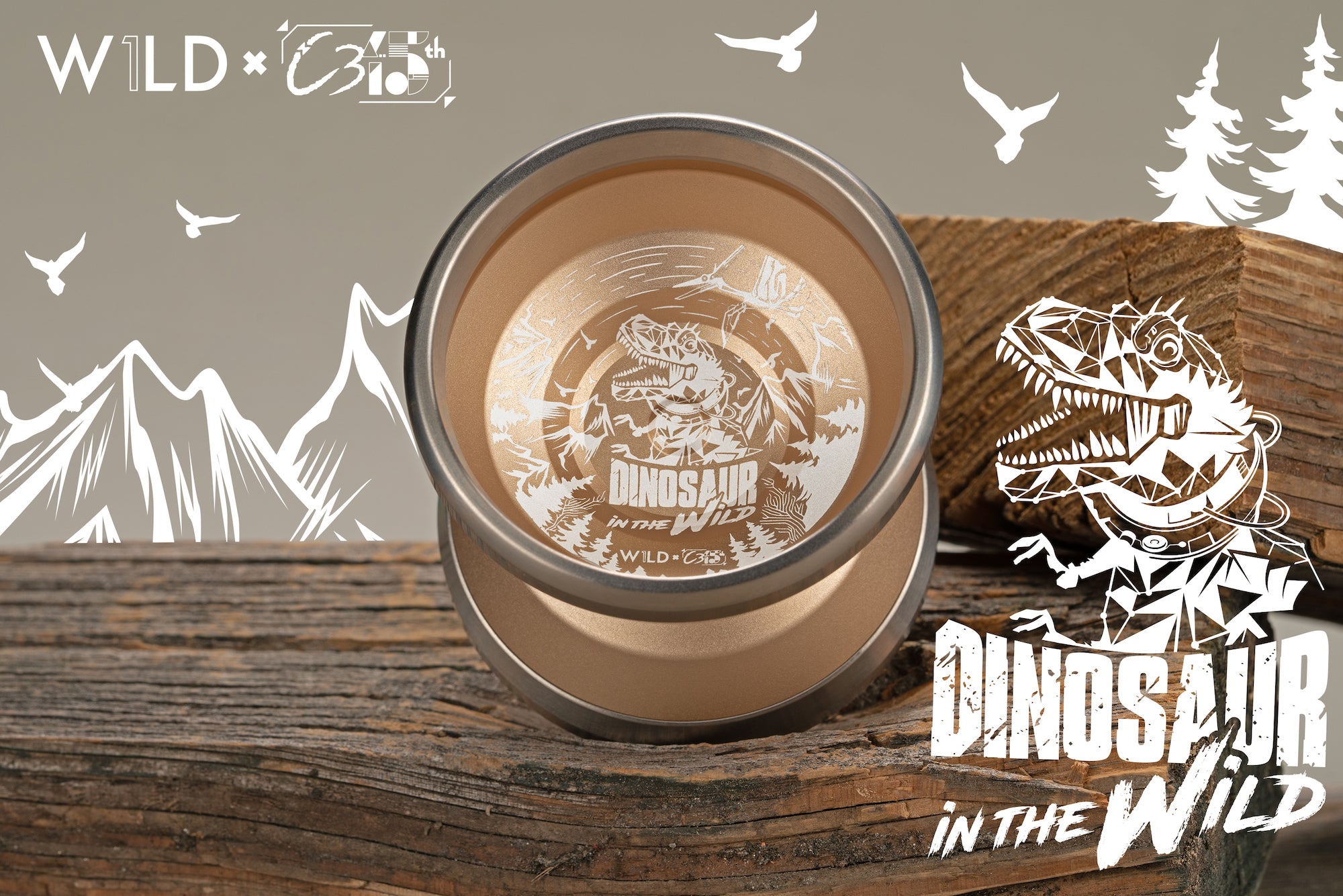 Dinosaur in the Wild yo-yo by C3yoyodesign