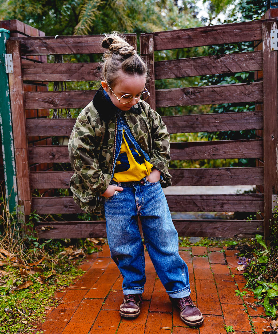 gotohollywood fith denim&dungaree デニム&ダンガリー 140 ミッキー