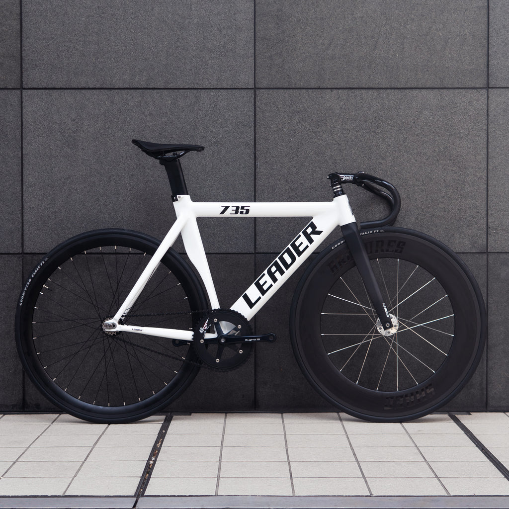 LEADER 735 ホワイト ピストバイク LEADER BIKES 735TR WHITE x WHITE
