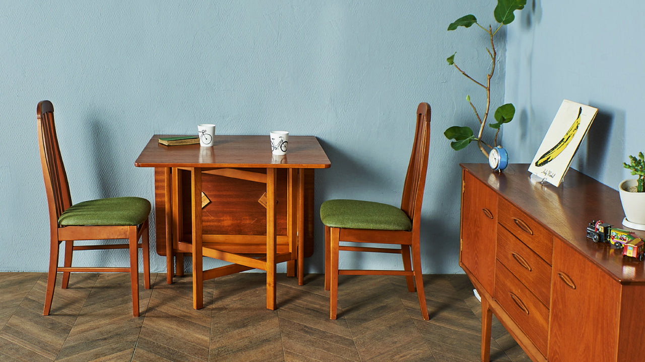 60sヴィンテージ デンマーク チーク キャビネット オープンハイ