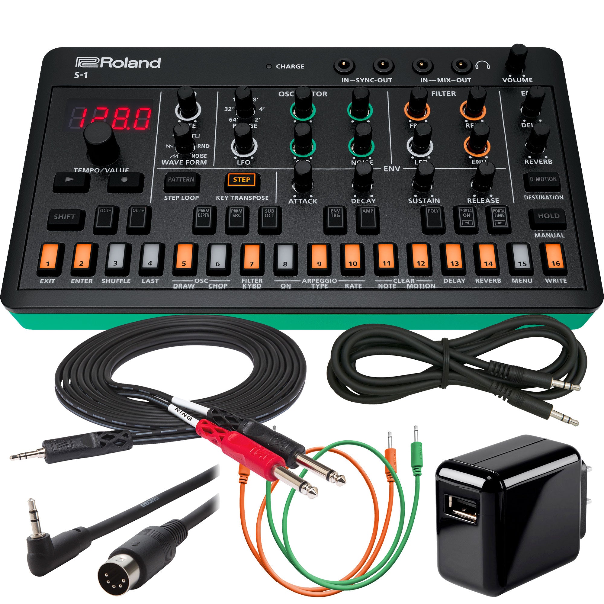 Roland Aira Compact P-6 Creative Sampler POWER & CABLE KIT – Kraft
