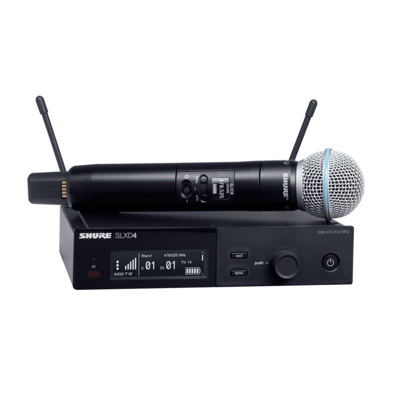 Shure SLX-D Wireless System with Nexadyne 8/S Handheld Transmitter