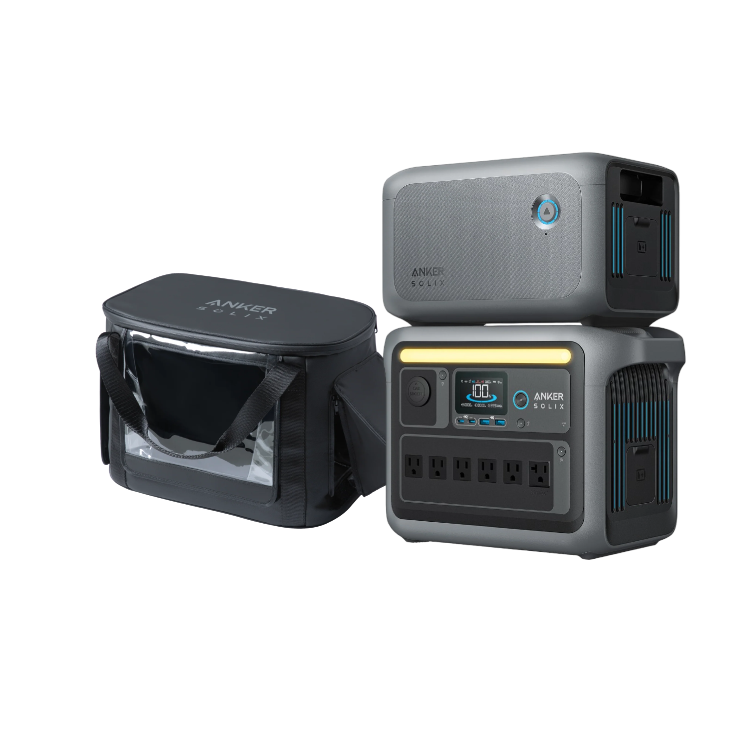 Anker SOLIX C1000 Portable Power Station + Water Resistant Bag