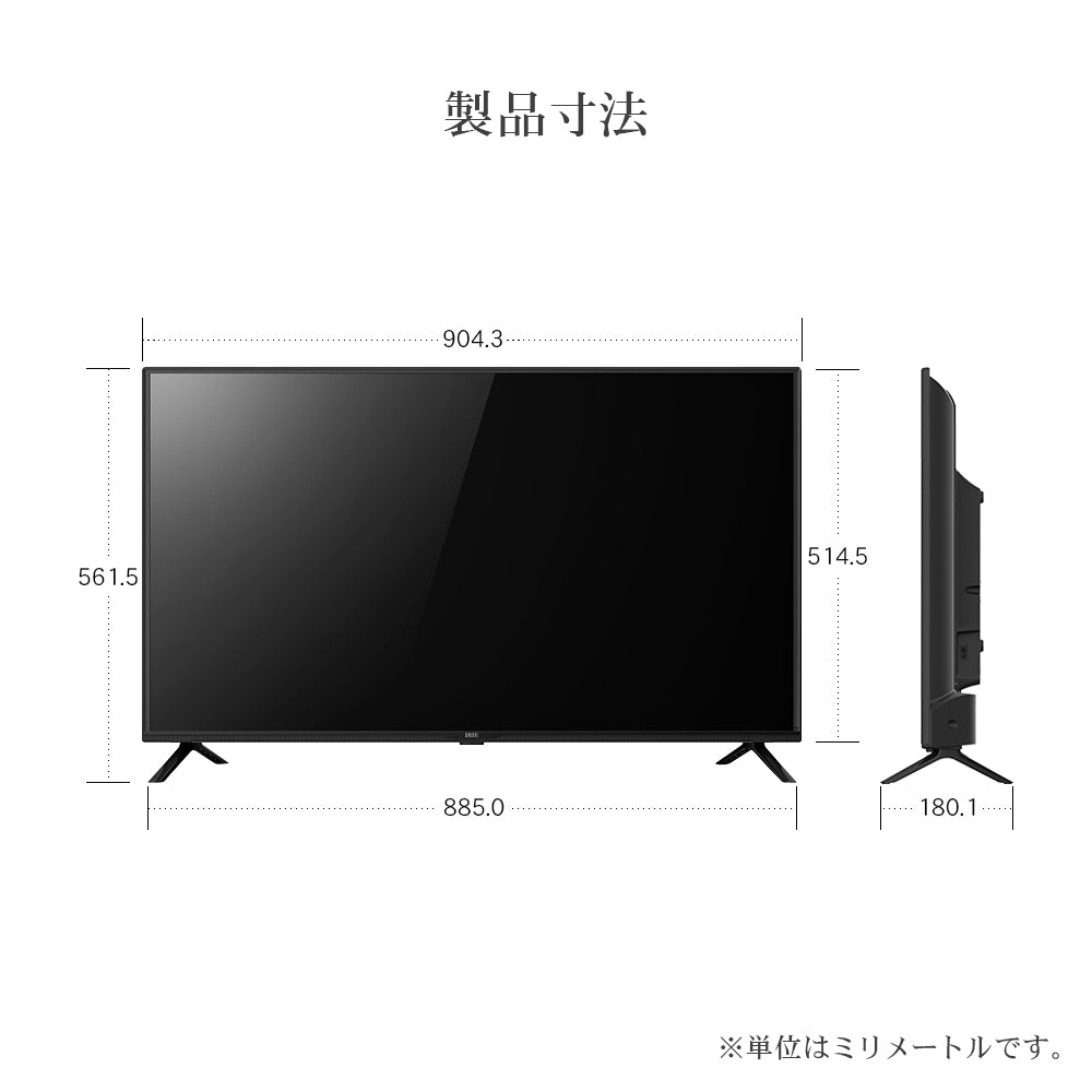 公式】IRIE 液晶テレビ 40V型 ダブルチューナー フルハイビジョン