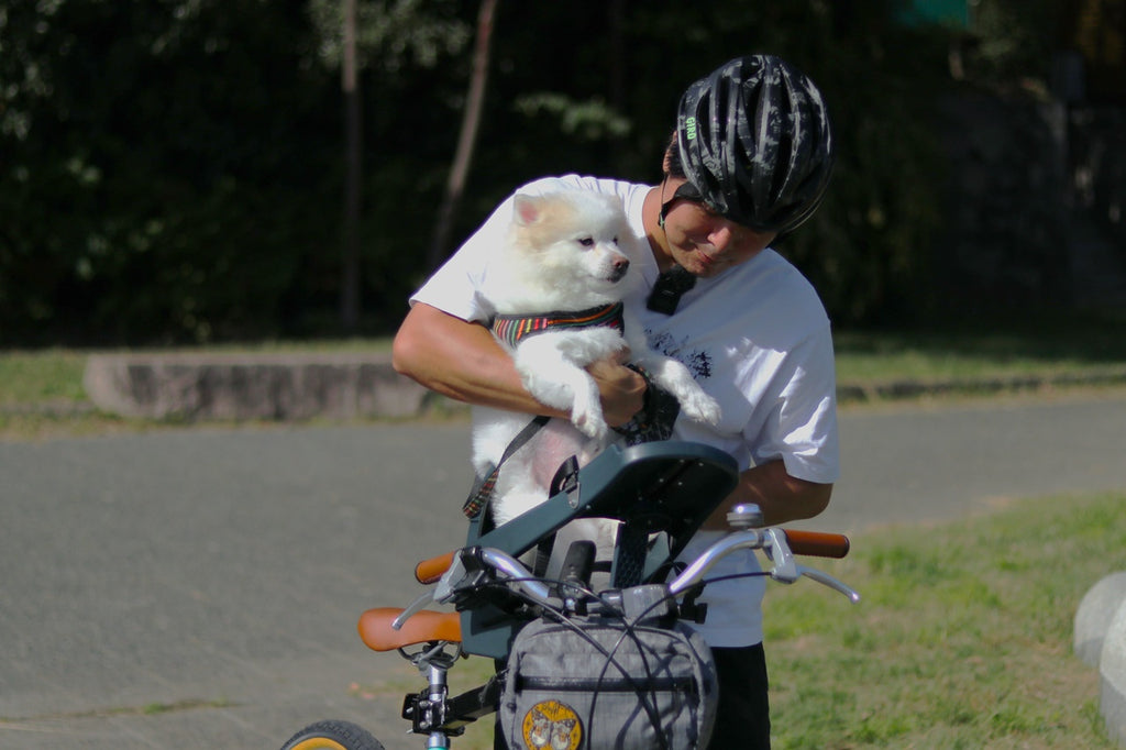 わんちゃんとサイクリング♪バディーライダー お気に入りの自転車で