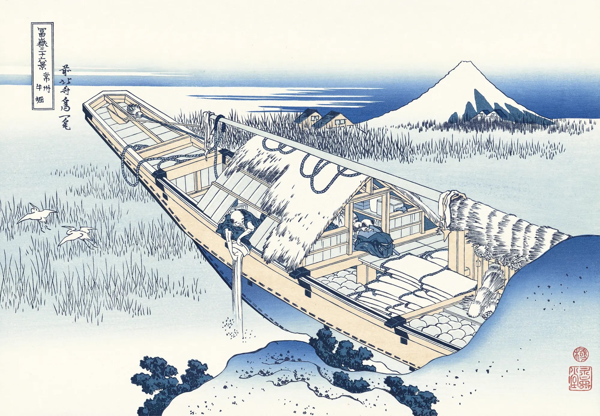 葛飾北斎「富嶽三十六景」｜浮世絵・木版画のアダチ版画研究所