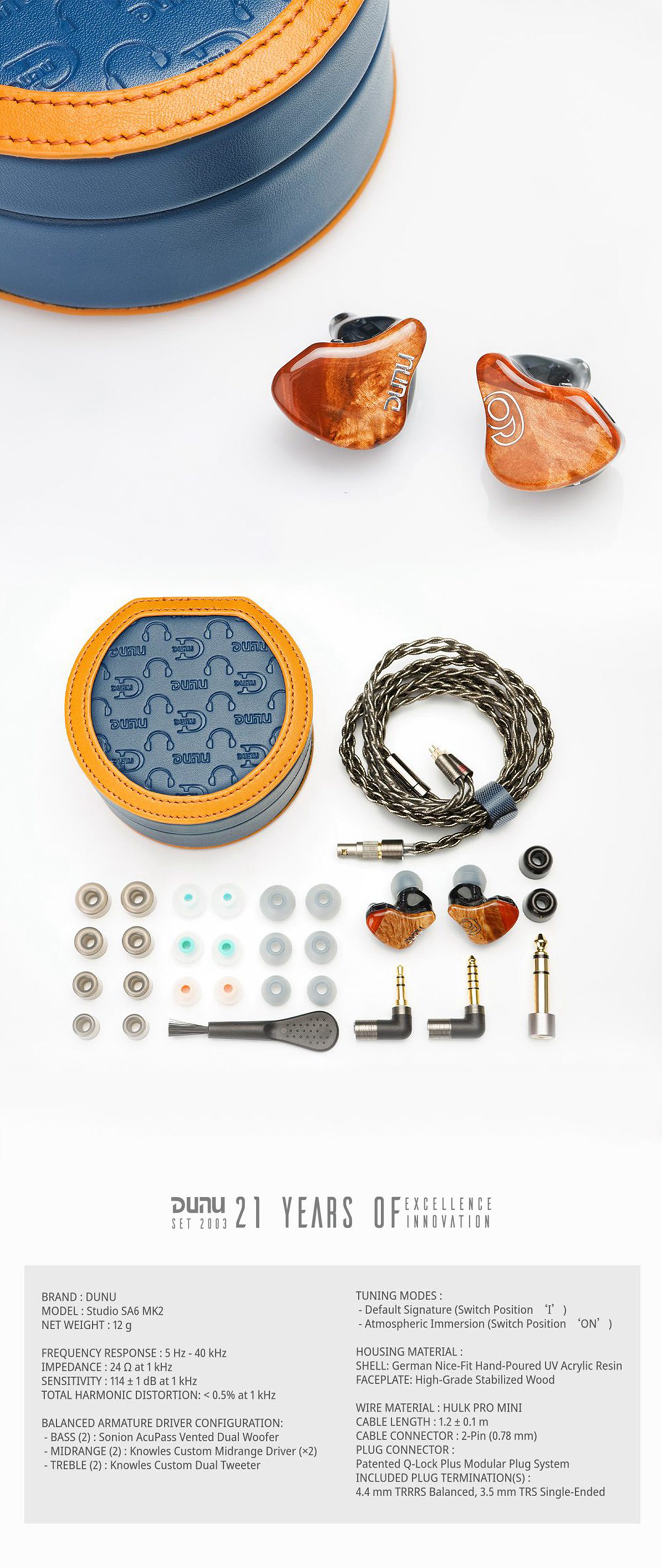 DUNU SA6 MKII – Linsoul Audio