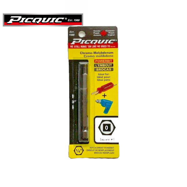 PICQUIC - Super 8 Plus - SAE Hex Keys - W/ P1,2,3 / S 3/16