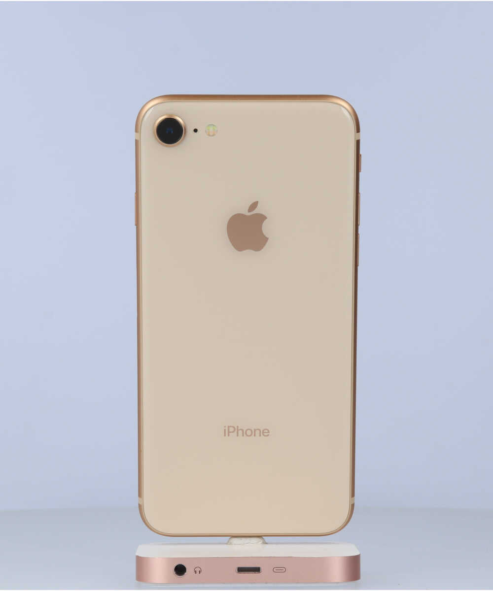 iPhone 8 ゴールド 100%バッテリー SIMフリー 訳アリ iPhone 8