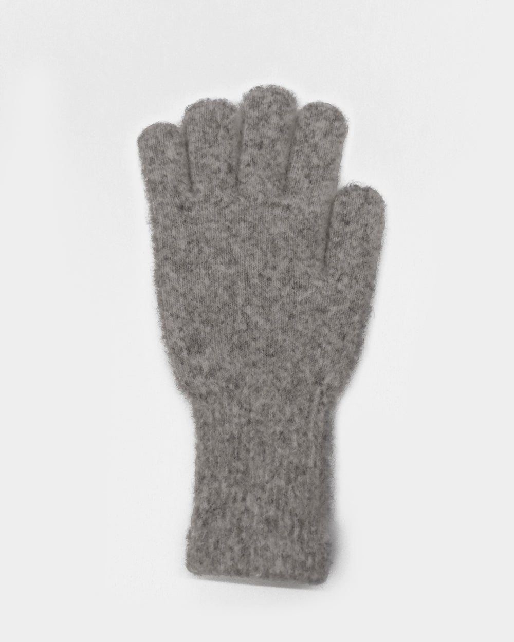 ナミングウールグラデーションニットタッチホールフィンガーグローブス