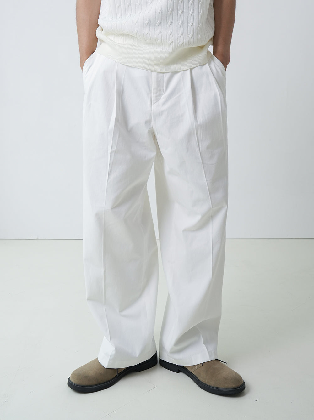 chaos ツータックチーノパンツ 38【新品】 Chaos(カオス)の2タック