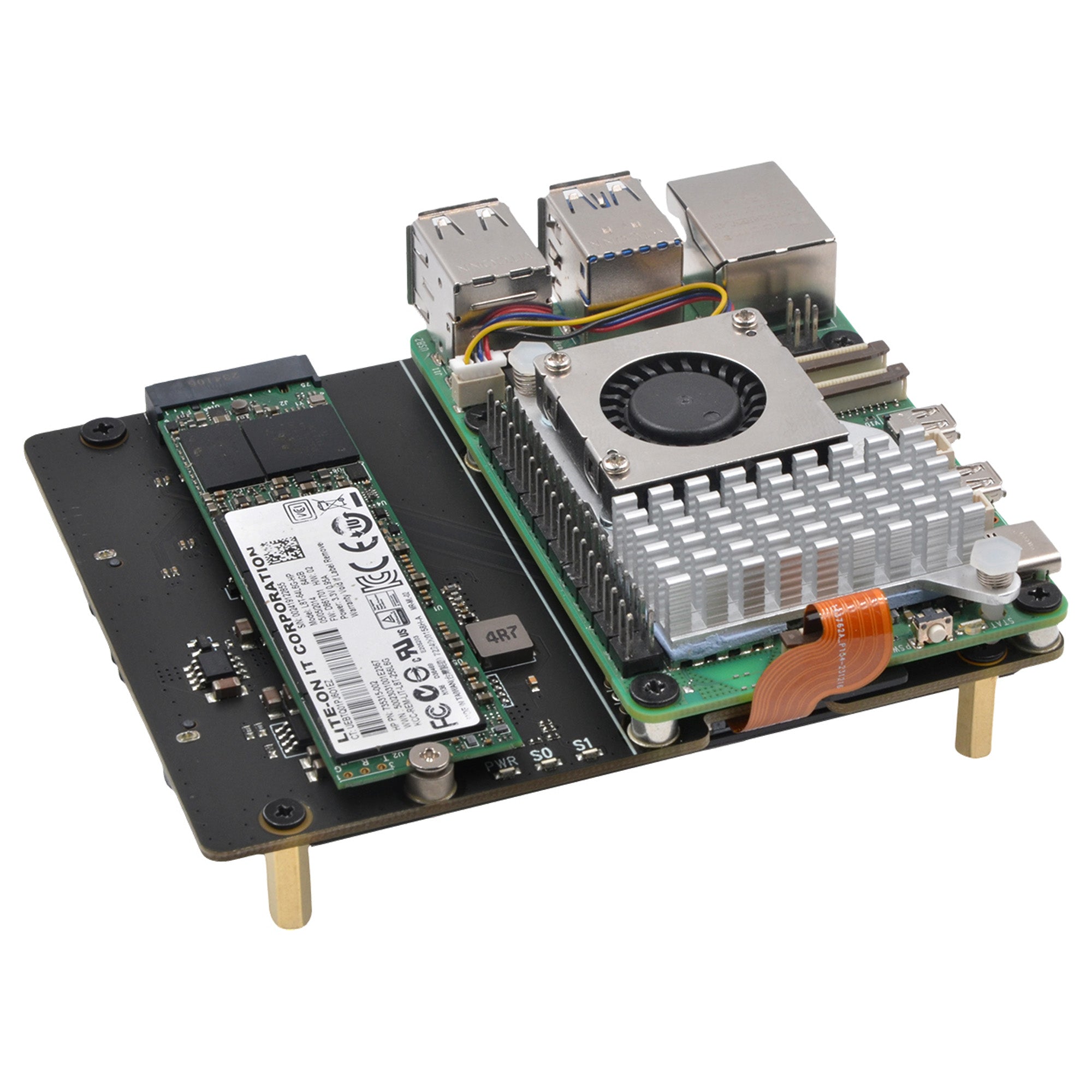 Geekworm X1006 PCIe to 2.5