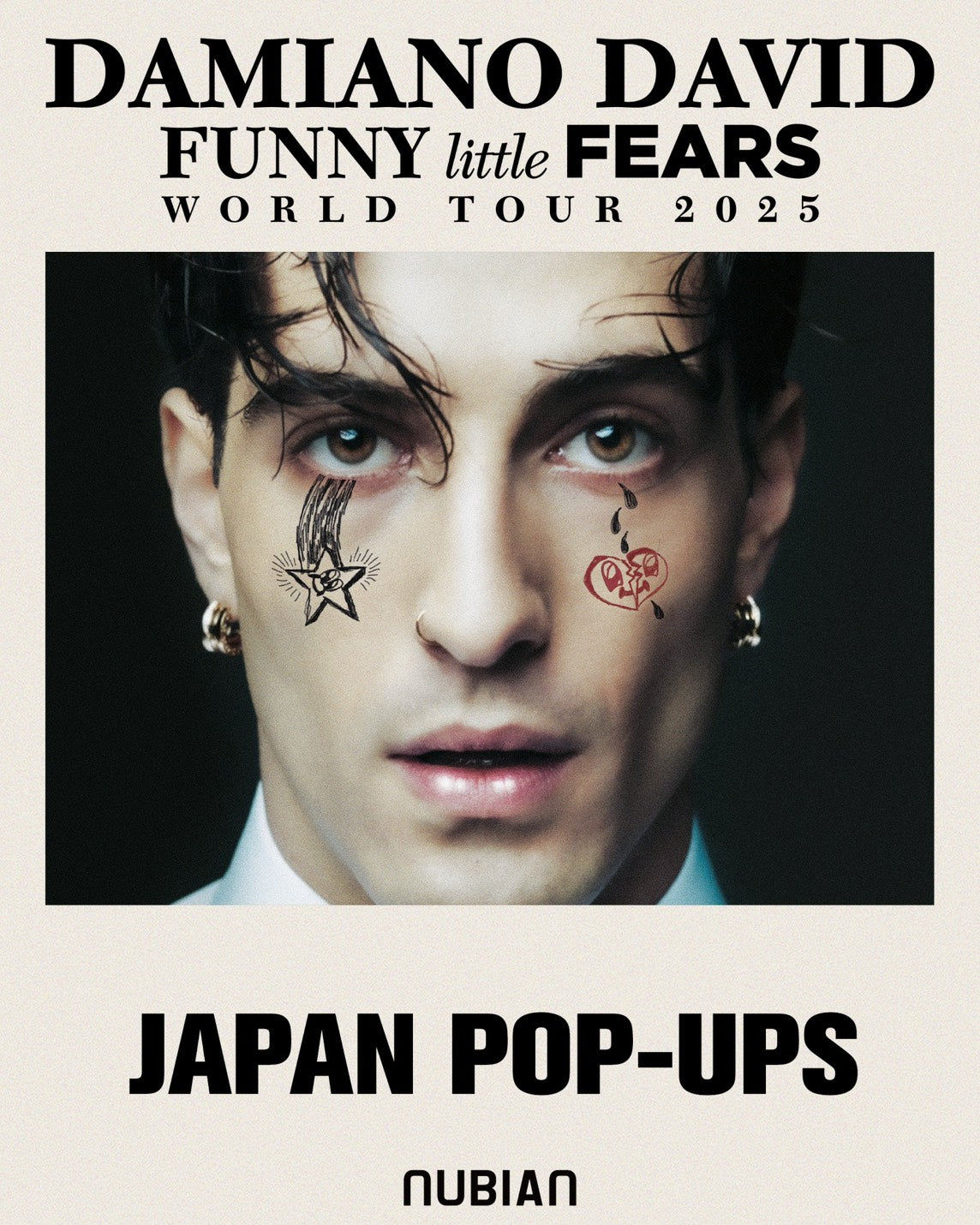 DAMIANO DAVID FUNNY little FEARS ALBUM POP-UPS
