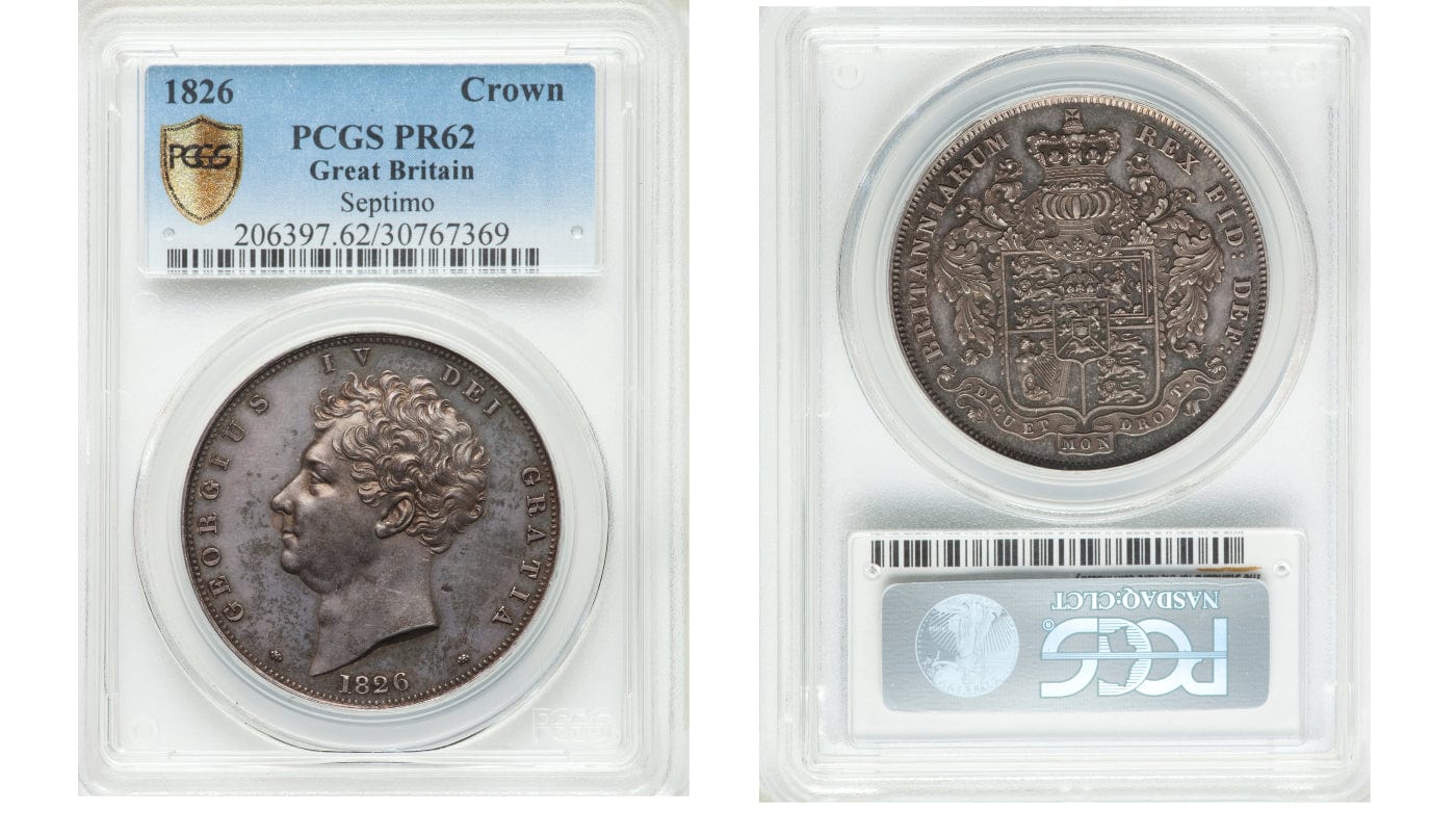 イギリス国王ジョージ4世のクラウン銀貨の魅力とは！希代の職人が彫り