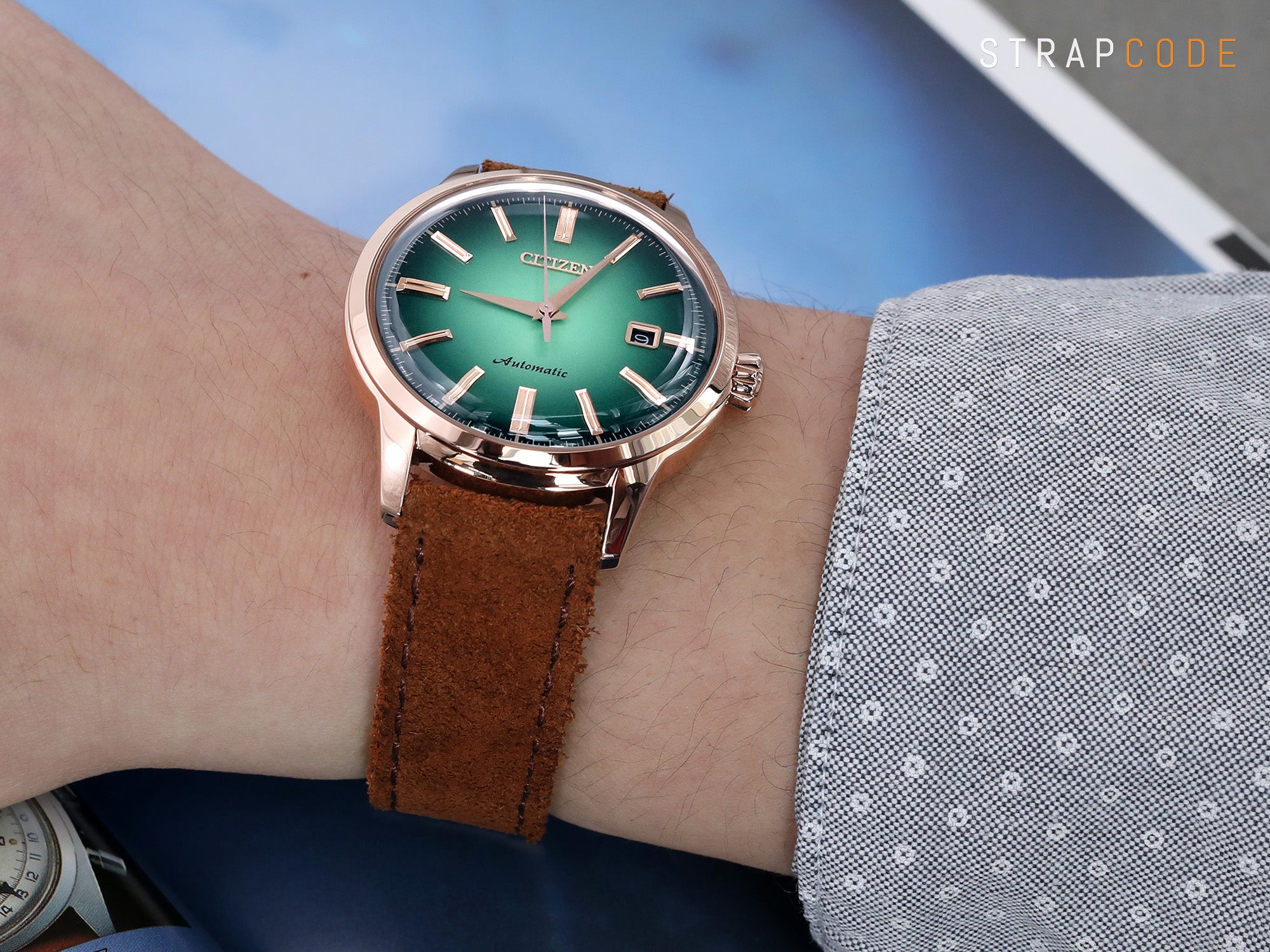 Citizen's Green ALPINIST NK0002-14W | Strapcode