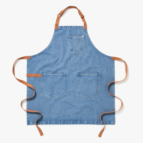 Cedar Blue Denim Crossback Apron | Ultimate Kitchen Gear | Hedley